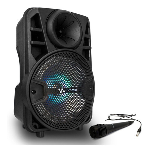 Bocina Karaoke Vorago Bluetooth Microfono Alambrico Ksp-301