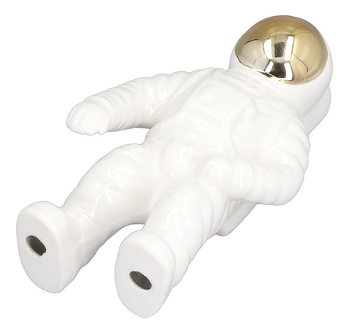 Figura Con Estatua, Jarrón Moderno De Space Man De Cerámica
