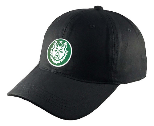 Gorra Clasica Algodón Negra Café Logo R514