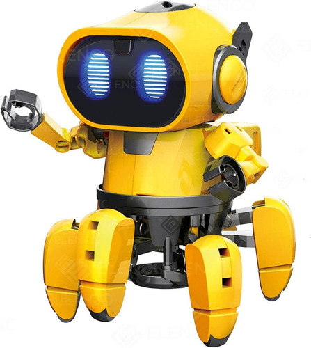 Robot De Juguete Elenco Programable Para Niños Amarillo