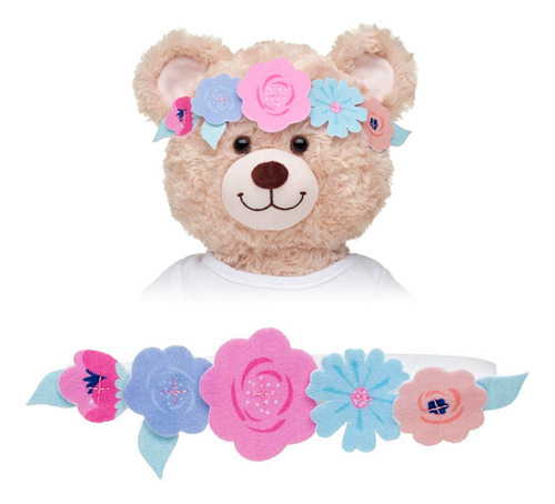 Cintillo Flores Felpa Build-a-bear