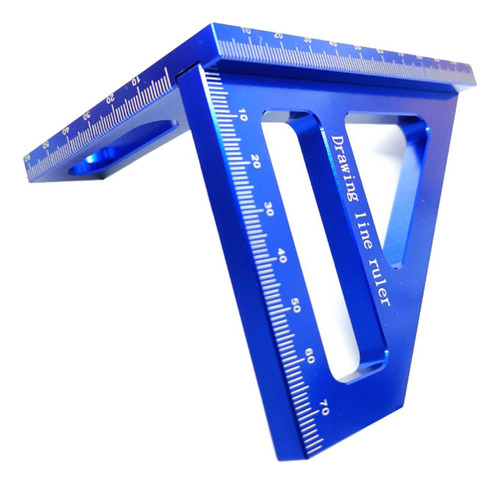 45 Carpintero De Calibre De Marcado De Aluminio De 90 Azul