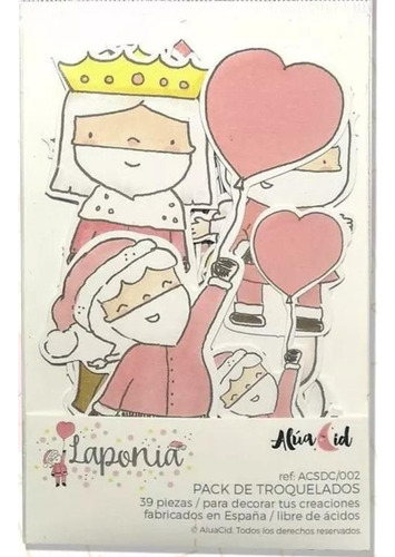 Scrapbooking Set De Troquelados - Die Cuts Laponia Alúa Cid