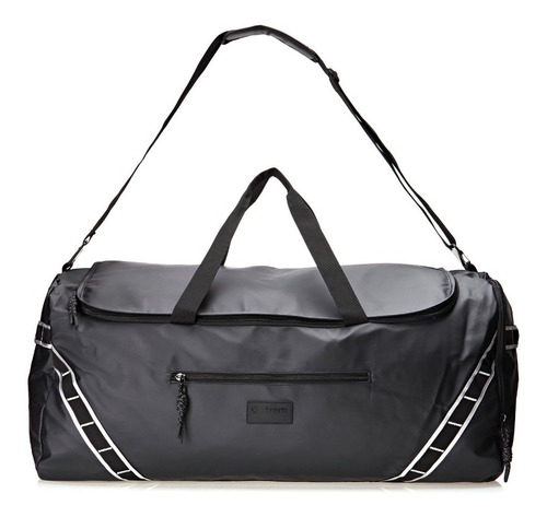 Bolsa Unissex Esportiva Traveller Preta Xtrem By Samsonite Acambamento dos ferragens Níquel Cor Preto Cor da correia de ombro Preto Desenho do tecido Liso