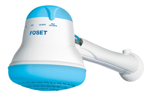 Foset Regel-4a regadera eléctrica azul de 14.5cm de pared 5400W 127V