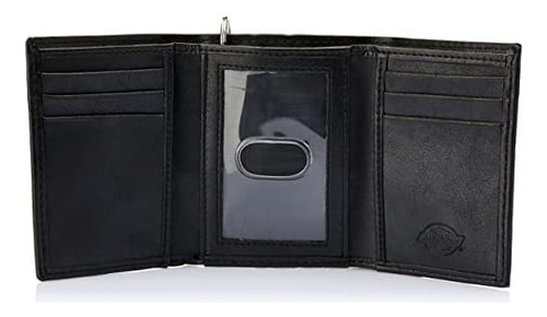Dickies Cartera De Cuero Con Cadena Para Hombre Tríptico De