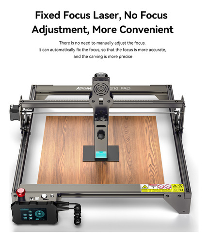Grabador S10 Atomstack Para Aleación Láser Cnc Structure Pro