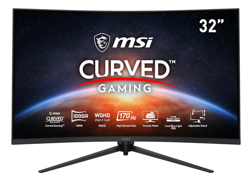 Msi G321cqp E2, Monitor Gaming De 32 , Monitor Gaming Curvo 