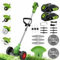 Comprar Podadora Inalámbrica Eléctrica Con Ruedas Césped Desbrozadora, Kilian Ethan 2* 2 AH Baterias Podadoras Pasto Guira Podadora Cortadora De Cesped Chapeadoras Pasto Conjunto Completo De Accesorios