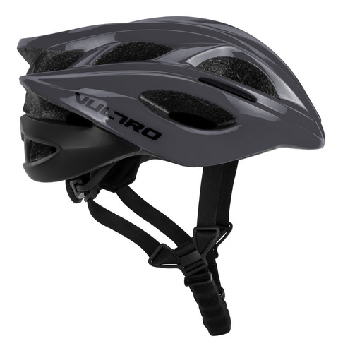 Capacete De Ciclismo Bike Venom Cinza - Vultro G