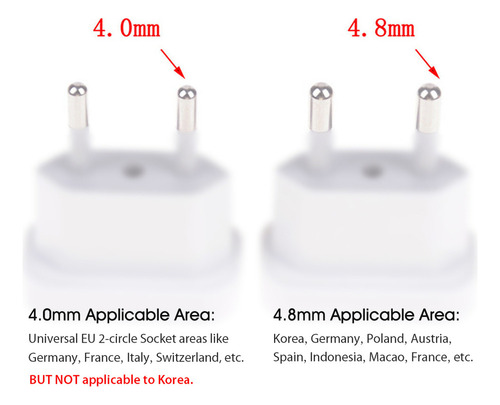 Adaptador Conversor De 4,8 Mm, 250 V, 10 A, Carga Máxima D