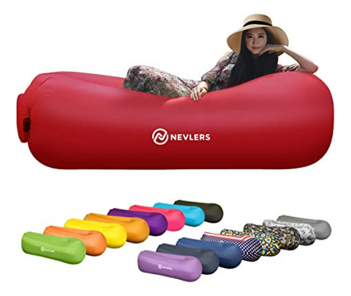 Nevlers Inflable Lounger Air Sofa - Sofá Inflable Portátil 