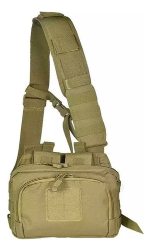 Mochila Táctica De Pecho, Ventilador Militar, Bolso De Hombr