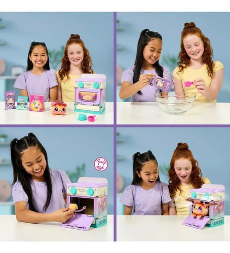 Cookeez Horno Transforma Receta En Peluche C/acc Int 23535 Color Lila
