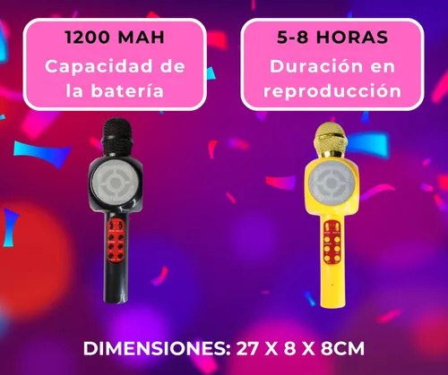 Micrófono Inalámbrico Bluetooth Karaoke Con Mezclador Bocina