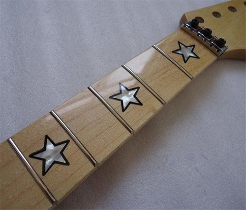 Whysfx 22 Traste Incrustado Estrella Arce Guitarra