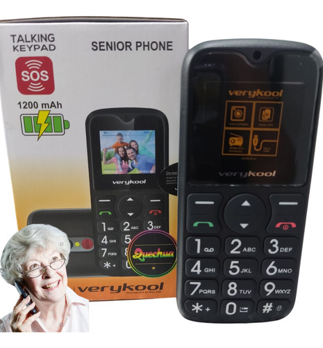 Teléfono Móvil Senior Para Adulto Mayor 