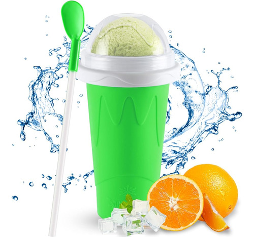 Tgosomt Slushy Cup, Frozen Magic Slushie Maker Cup Squeeze, 