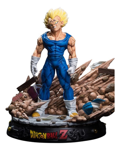 Figura 3d Majin Vegeta En Resina Para Pintar