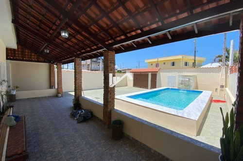 Imagem 2 de 11 de Casa Com Piscina Em Itanhaém 03 Quartos Ca953-f R