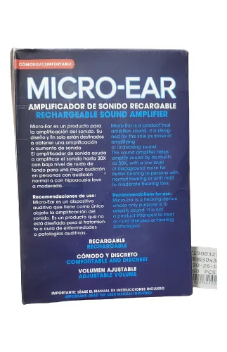Micro Ear Amplificador Auditivo 2 X 1 Swiss Nature Labs