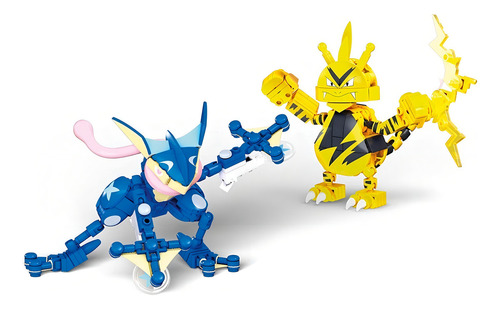 Greninja Vs Electabuzz 340pzas Pokemon Mega Construx