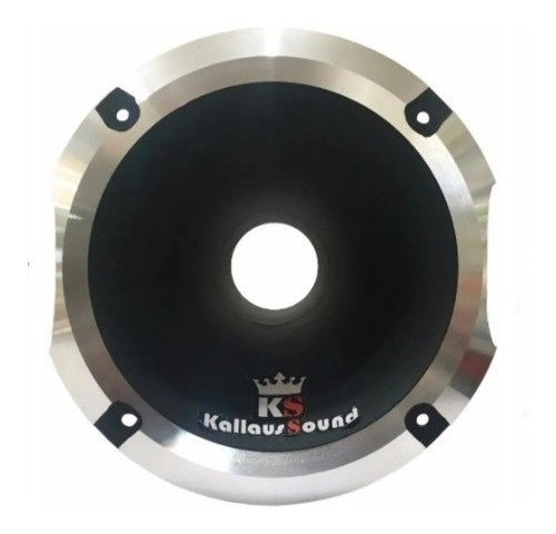 Imagem 2 de 3 de Corneta Kallaus Aluminio Hl-1450 Curto Trio Expansor Preta