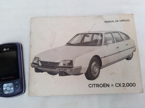 Antiguo Manual De Empleo Citroen Cx2000