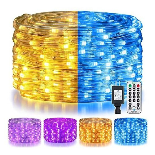 Ollny Led Rope Lights Color Cambiar 120 Led 23ft Tube B1q6w