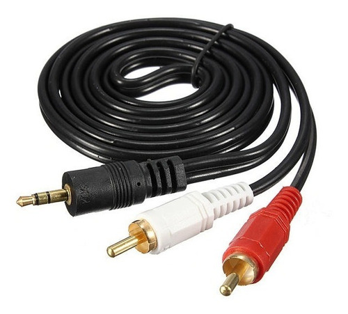 Cable Jack 3.5 Mm  A 2 Rca 3 Metros 