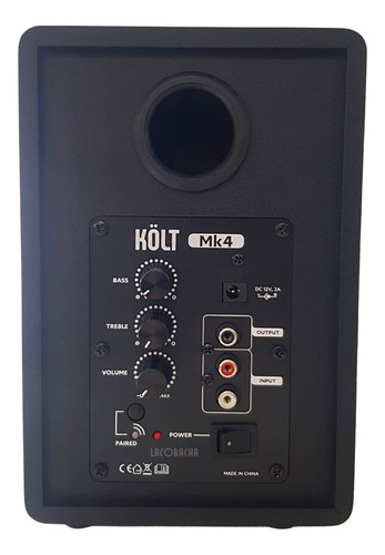 Imagen 3 de 4 de Par Monitores Estudio Activo Kolt Mk4 Bluetooth Homestudio P