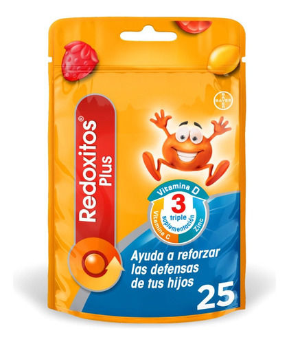 Suplemento Vitaminico Redoxitos Plus 25 Past Masticables