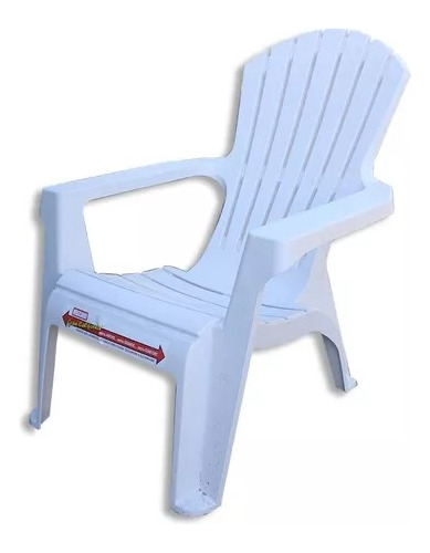 Silla Sillon Gran California Blanco Mascardi Plastico