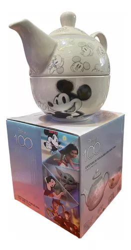 Set Taza Y Tetera Mickey Mouse Howdy Folks Disney 100 Half Moon Bay