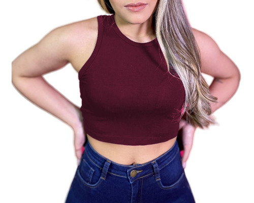 Imagem 6 de 9 de Kit Com 3 Croppeds Regata Básico