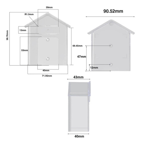 Cubierta De Timbre Protector De Timbre Para Timbre