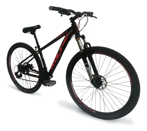 Bicicleta Adulto Fire Bird R29 21V Color Rojo/Negro Talle M