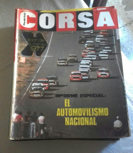 Revista Corsa Parabrisas. Extraordinario.100 Pag. Salon 1977