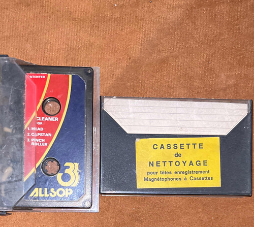 Casete Cassette Limpia Cabezales Son 2 Distintos Métodos