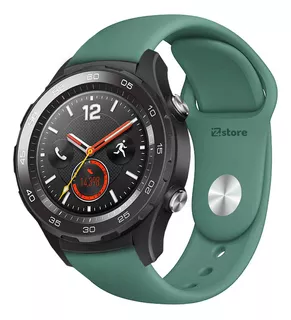 Correa Compatible Huawei Watch 2 Classic Verde Pino Br 22m