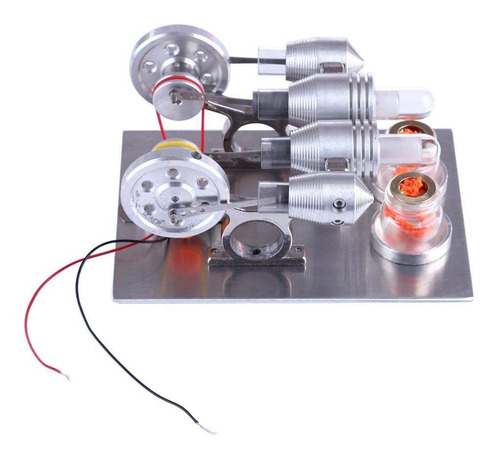 Imagen 7 de 10 de Generador De Electricidad Con Motor Stirling Paralelo De 2 C