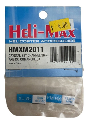 Heli-max Hmxm2011 Crystal Set Channel 36 - Axe Cx, Comanche 