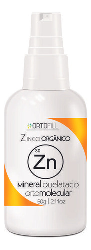 Zinco Gel Mineral Quelatado Ortomolecular
