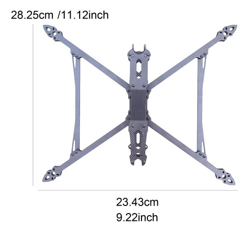 Marco De Dron Fpv Con Brazo De 2,5mm, Marco Quadcopter Fpv