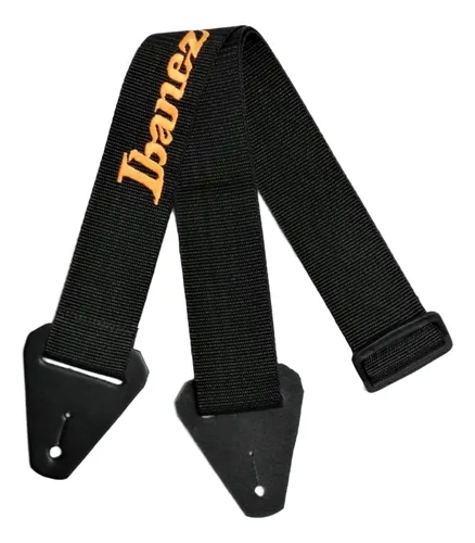 comprar Correa Ibañez Guitarra Bajo - Logo Bordado Naranja - Poly 