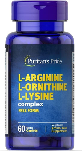 Puritan's Pride | L-arginine L-ornithine L-lysine | 60 Caps