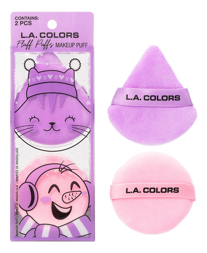 Set 2 Esponjas Maquillaje Fluff Puffs L.a Colors