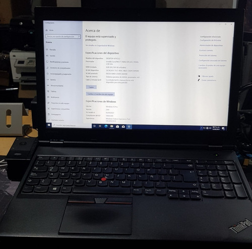 Laptop Lenovo Thinkpad L560 Core I7 7th Gen (Usado)