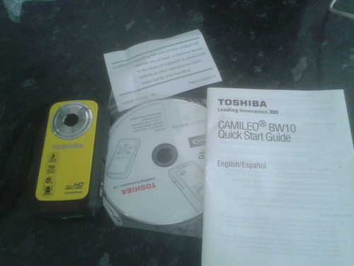 Camcorder Toshiba Sumergible W10
