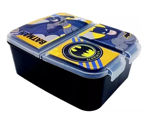 comprar Lunchera Vianda Infantil Escolar Con Divisiones Batman